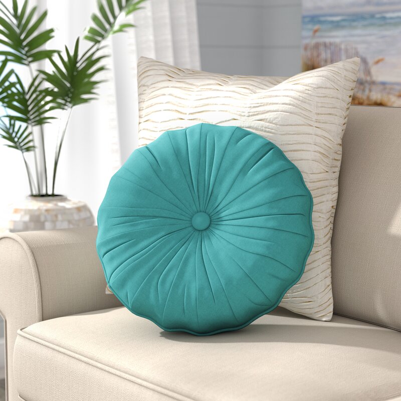 Bay Isle Home Whitman Cotton Round Throw Pillow Reviews Wayfair   Whitman Cotton Round Throw Pillow 